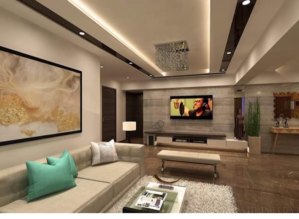 After Luxury Living Room